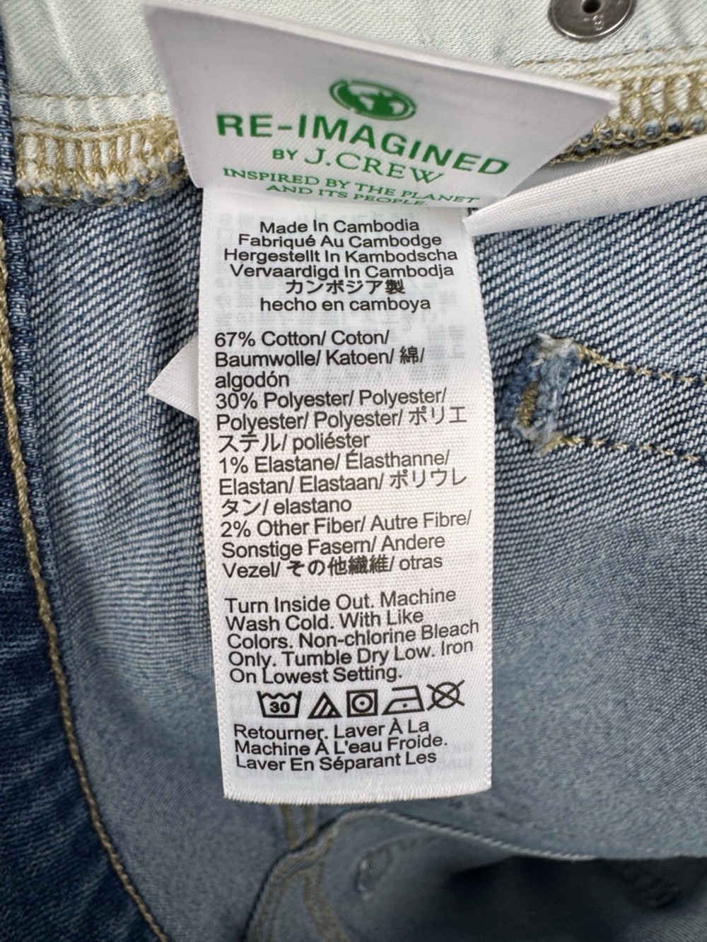 J. Crew Mid-Rise Straight Leg Jeans All Day Stretch Size 28 NWOT - Picture 9 of 9